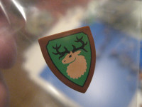 Lego Forestmen Shield Minifigure Accessory Stag Deer NEW Castle