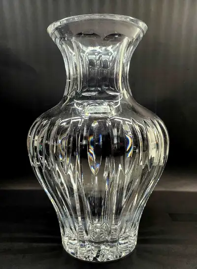 Marquis by Waterford Sheridan crystal vase 10-inch tall, View more