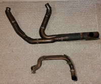 Harley M8 Touring Front Headpipe w Crossover 