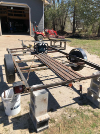 Steel trailer welding 