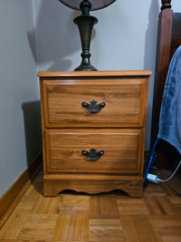 Bedroom Set: Nighstand + Dresser +  Dressing Table w/ Mirror