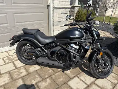 Purchased new July 2024 649cc engine 4543km Bike has rear passenger seat and foot pegs Vehicle Armou...