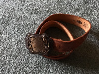 GWG leather belt new never worn .