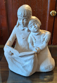 1981 Austin Productions Sculpture "SLEEPY STORY", 9" tall