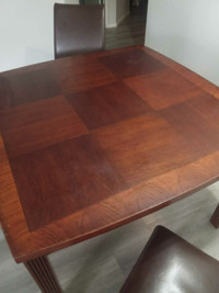 Solid wood dining table 