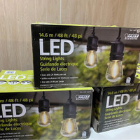 LED string lights outdoor indoor 48 ft’