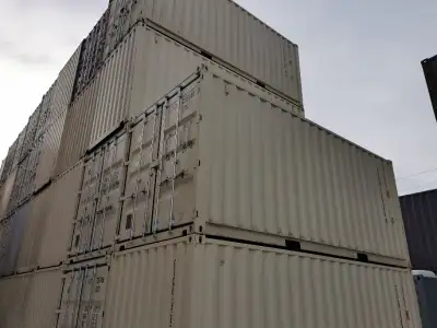 20ft Shipping Containers Beige Available Now for Winter Storage, View more