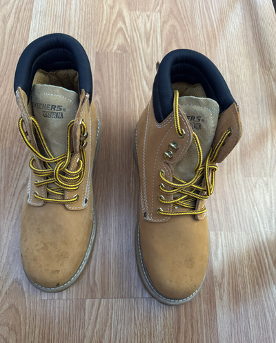 Men's Skechers Work Boots - UK 7.5 - Oil Resistant - Gently Used, View more