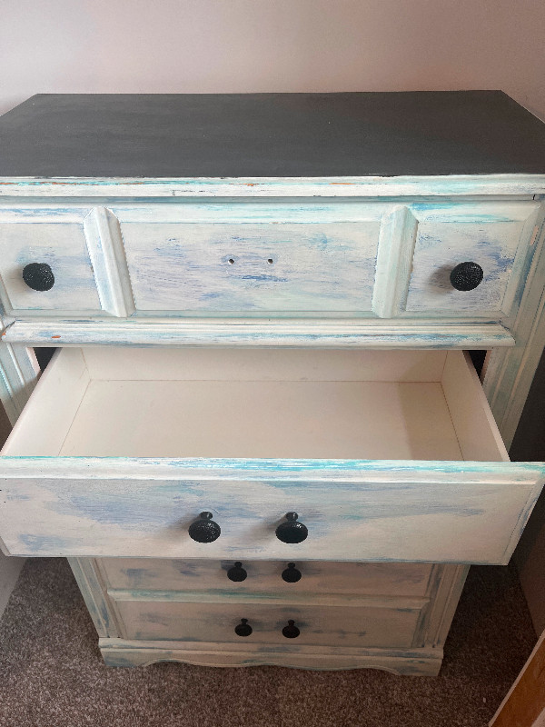 Older repainted dresser. in Dressers & Wardrobes in Lethbridge - Image 2
