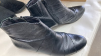 Estate sale- ladies leather boots made in Germany