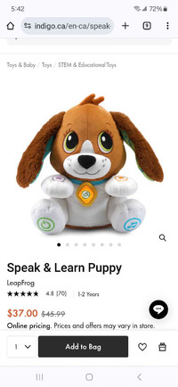 Speak and learn Puppy