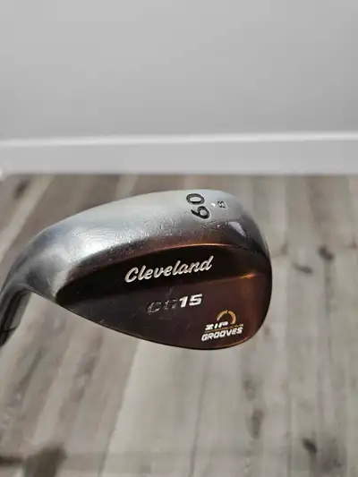 Cleveland CG15 60-degree wedge, designed for left-handed players looking to improve their short game...