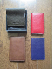 Ecco, Massimo Dutti and Danier wallet/card holders