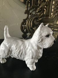 CHIEN WESTIE DOG, BESWIK MADE IN ENGLAND