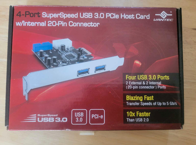 Usb 3.0 PCIe adaptor card in System Components in Edmonton