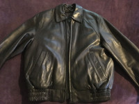Danier Black Kid Leather Jacket