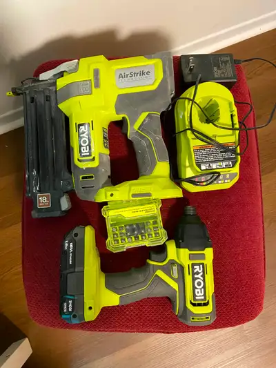 RYOBI 18V ONE+ 18-Gauge Cordless AirStrike, View more