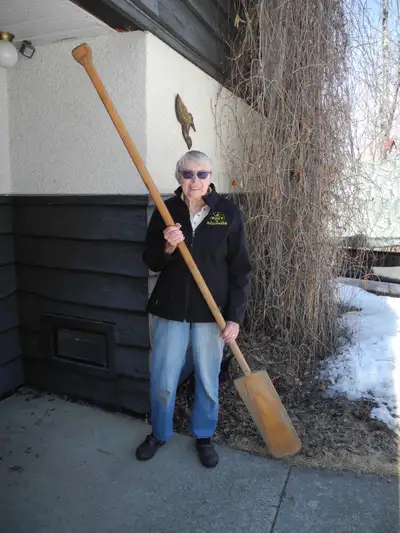 Stand up Canoe Paddle Stand up canoe paddle. Overall length 90 inches, Weight – 34 oz (just slightly...