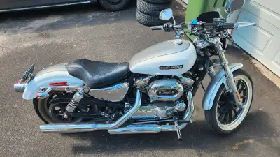 2008 Sportster, 1200xl Low. Stage 2 upgrade with screaming eagle exhaust. Quick release sissy bar. 2...