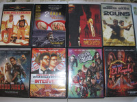 8 Adult Action DVD Movies.