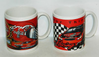 Pair Of NASCAR Coca-Cola Mugs - New