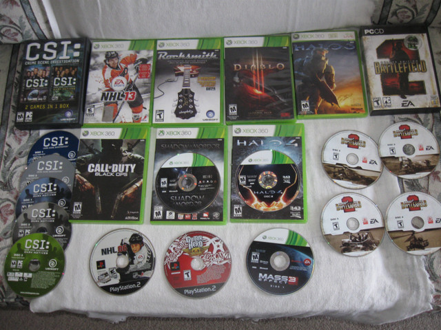 Collection of XBOX,PlayStation 2,PC-CD-Roms stuff -$5 for all in Other in City of Halifax
