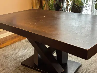 Solid wood dining table , View more