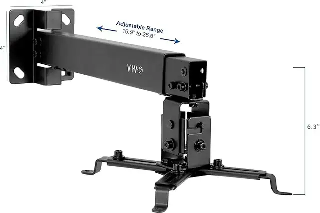 VIVO Universal Adjustable Wall Ceiling Projector Mount Bracket in General Electronics in Burnaby/New Westminster - Image 4