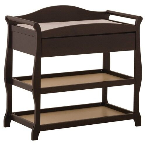 Stork Craft Aspen Changing Table w/Drawer-Espresso-NEW in box in Bathing & Changing in Abbotsford