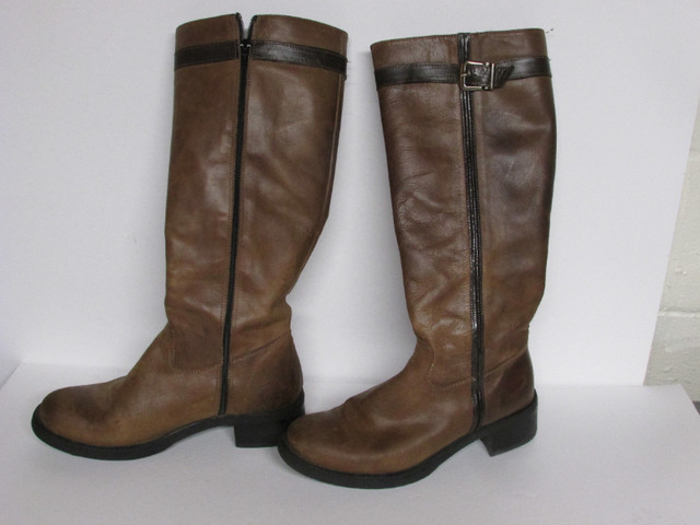 Women/s leather fashion boots size 8 in Women's - Shoes in Peterborough