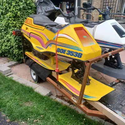 2 Wetbikes with trailer, beach buggies, one custom cover, extra skis, extra parts. Have been in stor...