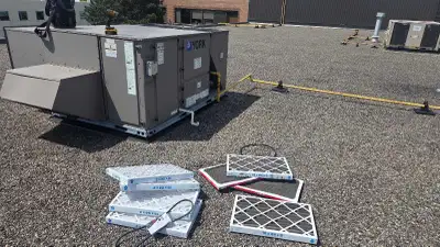 Rooftop unit repairs, View more
