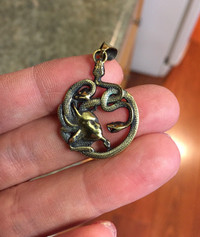 Medusa Gorgon Pendant Necklace