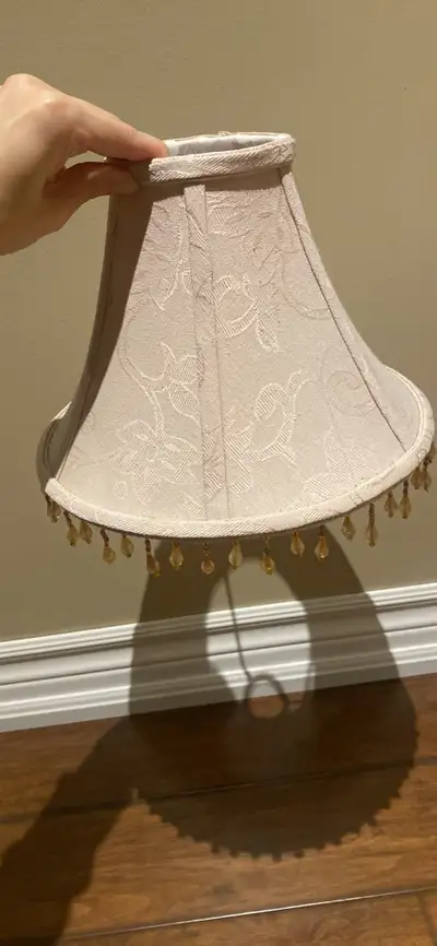 Set of 2 beaded lamp shades , View more