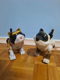 Tekno Robot Cat Pair - Calico & Siamese