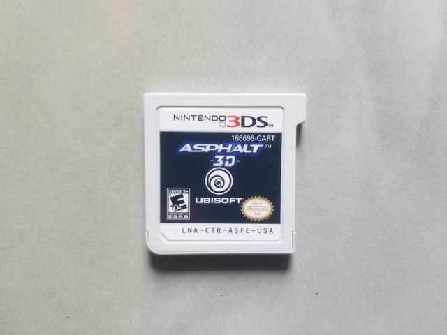 Asphalt 3D for Nintendo 3DS in Nintendo DS in Markham / York Region