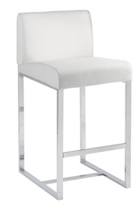 Tabouret de Cuisine Chaises de Bar Moderne Blanche