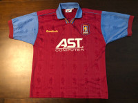 1995-1997 Aston Villa Rare & Vintage Home Jersey - Size Medium