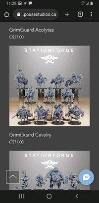 GrimGuard warhammer Astra Militarum 
Models Chaos Cultists