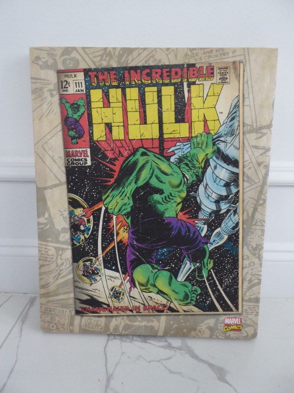 Artissimo Marvel Incredible Hulk #111 Comic  Canvas Wall Art in Arts & Collectibles in Delta/Surrey/Langley