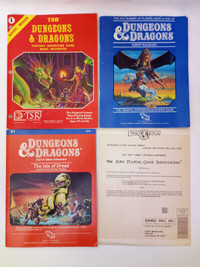 Vintage TSR Dungeons & Dragons Manuals Expert Rulebook + Others