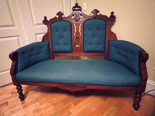 Antique Loveseat and chair in Other in Moncton - Image 2