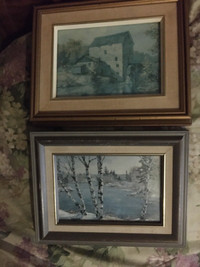 2 small Keirstead framed prints