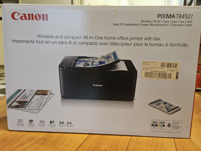 Wireless and compact All-In-One Canon Pixma TR4527 printer