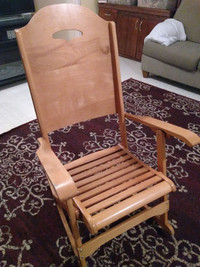 Folding Rocking Chair - Wood