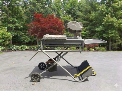 RIDGID  7” Wet Tile Saw – very good  Condition, View more
