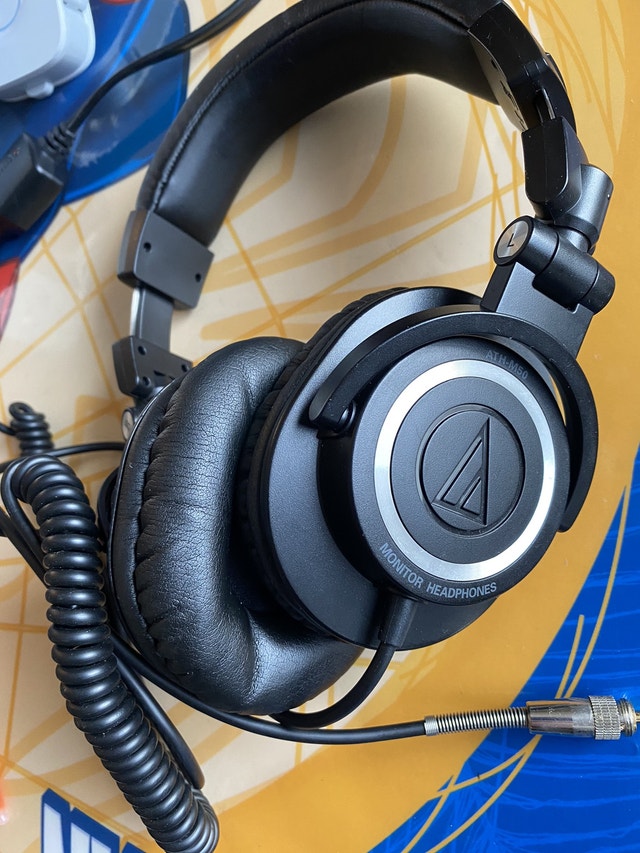 AudioTechnica ATHM50 Professional Studio Monitor Headphones