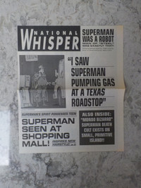 NATIONAL WHISPER PROMO 1993 - SUPERMAN