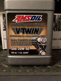 Amsoil V-Twin SAE 20W-50 synthetic motorcycle oil