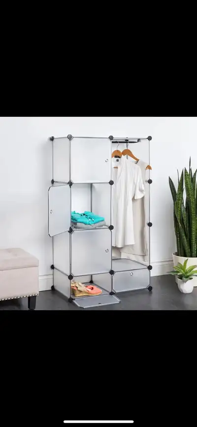 Closet Cube Plastic Wardrobe (White), View more